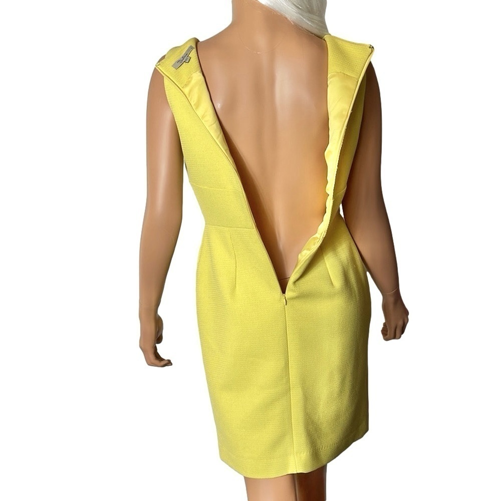 DARLING Abigail 60s Mod Yellow Textured Lace Coat & Dress Set Small/Medium vibe - Picture 11 of 16